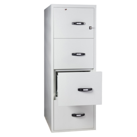 Spacious 4-Drawer Fireproof Filing Cabinet