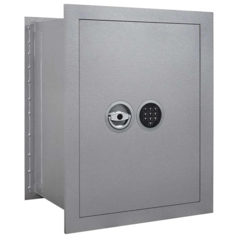 Electronic Lock White Wall Safe