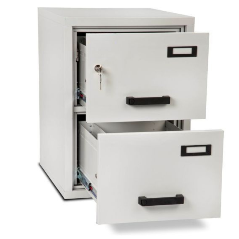 Double-Drawer Fireproof Filing Cabinet