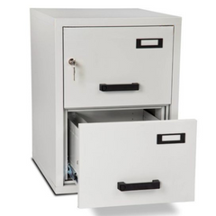 Double-Drawer Fireproof Filing Cabinet