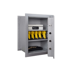 Electronic Lock White Wall Safe