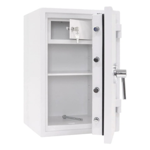 Multi-walled Electronic Lock White Safe
