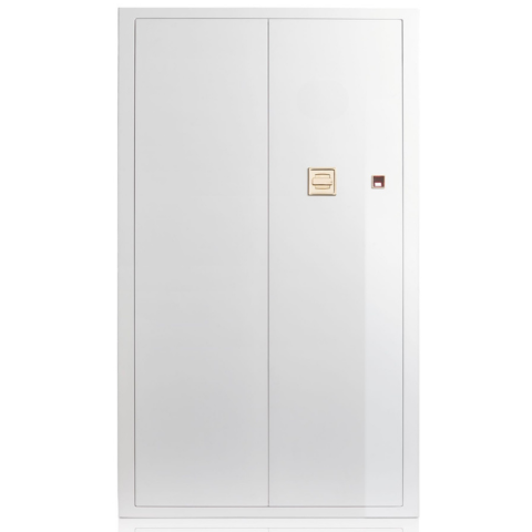 White Steel Elegance Closet Safe